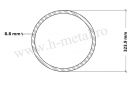 Teava trasa zincata 323.9x8.8 mm 1